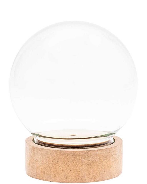 Rico design - Cloche en verre ronde, moyen