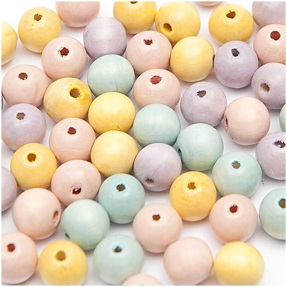 08796.06.15_1_ml Rico Design - Sachet de Perles en bois pastel 12 mm – Image 1
