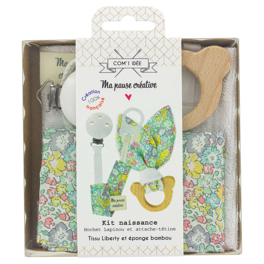 1000_KN001_ml COM - Kit couture Naissance , Ours Liberty Michèle – Image 1