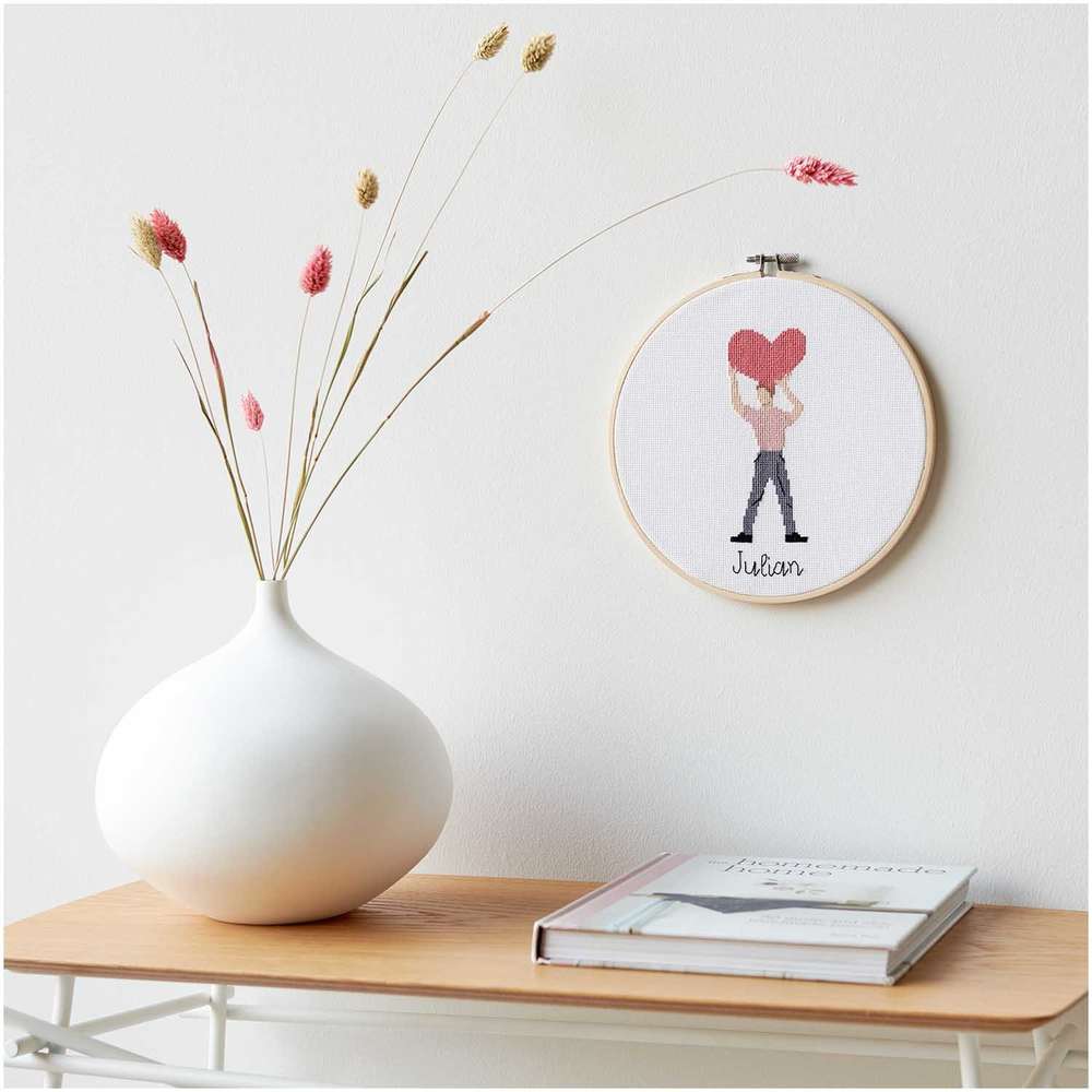 100114_AW_1_ml Rico Design - Kit de broderie Figurico tu bouleverses mon monde – Image 1