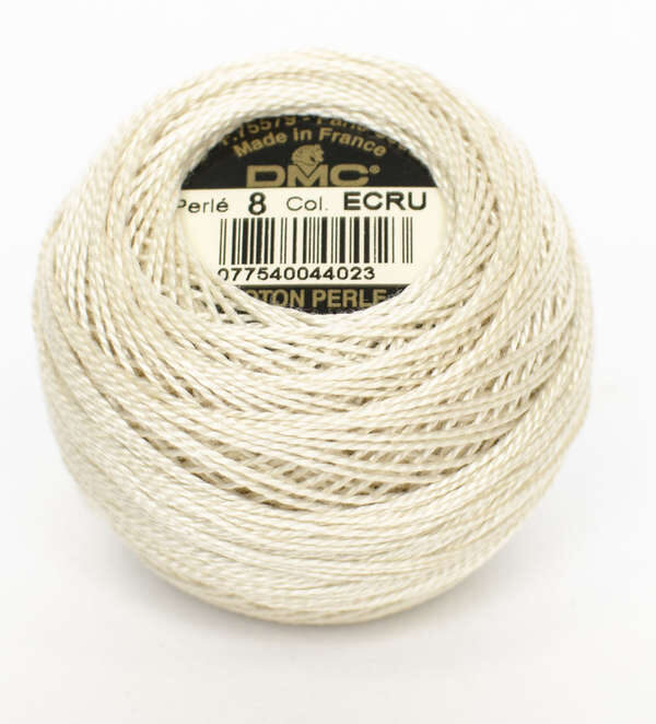 DMC - Coton perlé N°8 Ecru