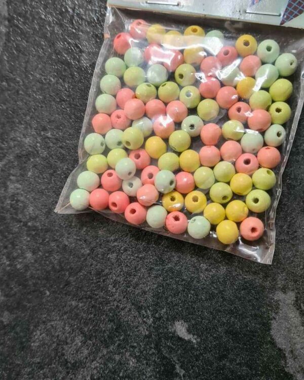 Rico Design - Sachet de Perles en bois pastel 8 mm