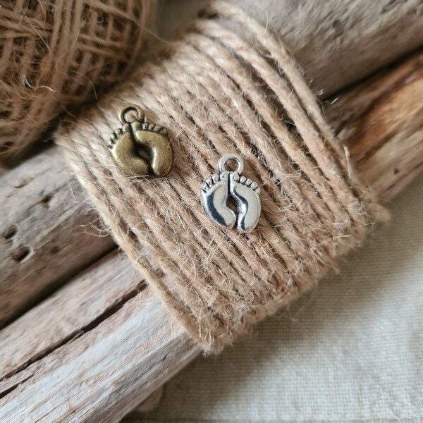 Charm argent - Pieds
