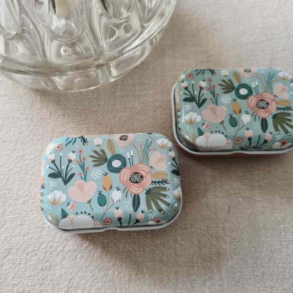 Boite métal - Fleurs 10