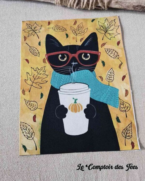 LCF - Les petits motifs à coudre chat N°7