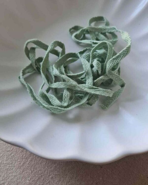 HOF - Twill tape coloris Crab Grass 13 mm