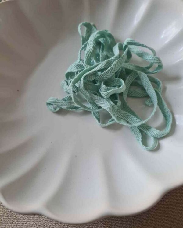 HOF - Twill tape coloris Azurite 13 mm