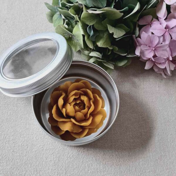 LCF - Boite métal Fleur de Pivoine modèle 2