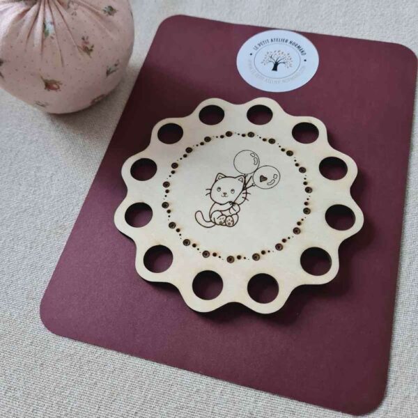 Le petit Atelier Normand - Tri-fil modèle chat-ballons