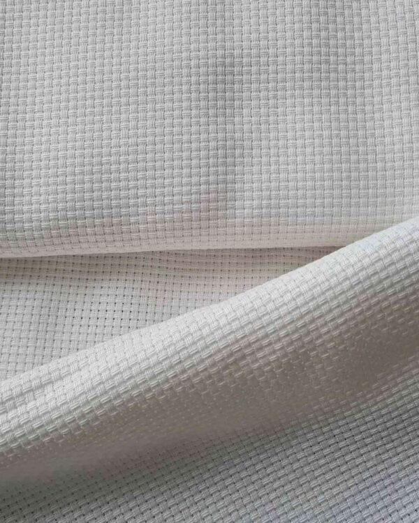 Zweigart - Toile aïda à broder 2,4 points Soft -Aïda , coloris blanc