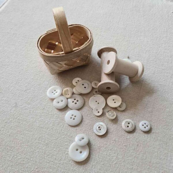 Rico Design - Panier tressé miniature, 6,5 x 7 x 5 cm