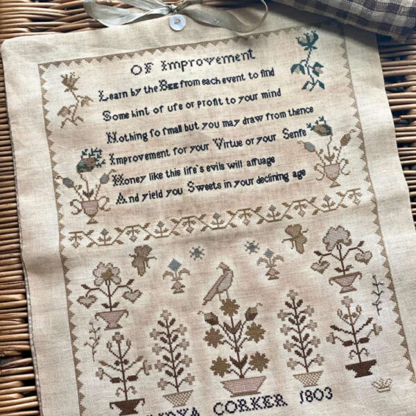 Lidya Corker Sampler Sewing Roll - Stacy Nash Primitive