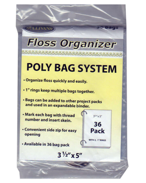 LCF -  Poly bag system 36 sachets + 2 anneaux