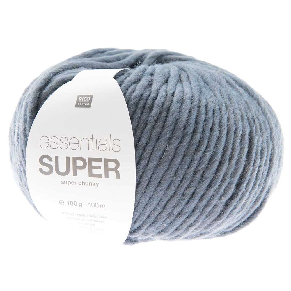 383091.038_2_ml Rico design - Essentials Super super Chunky coloris Bleu fumé 038 – Image 1