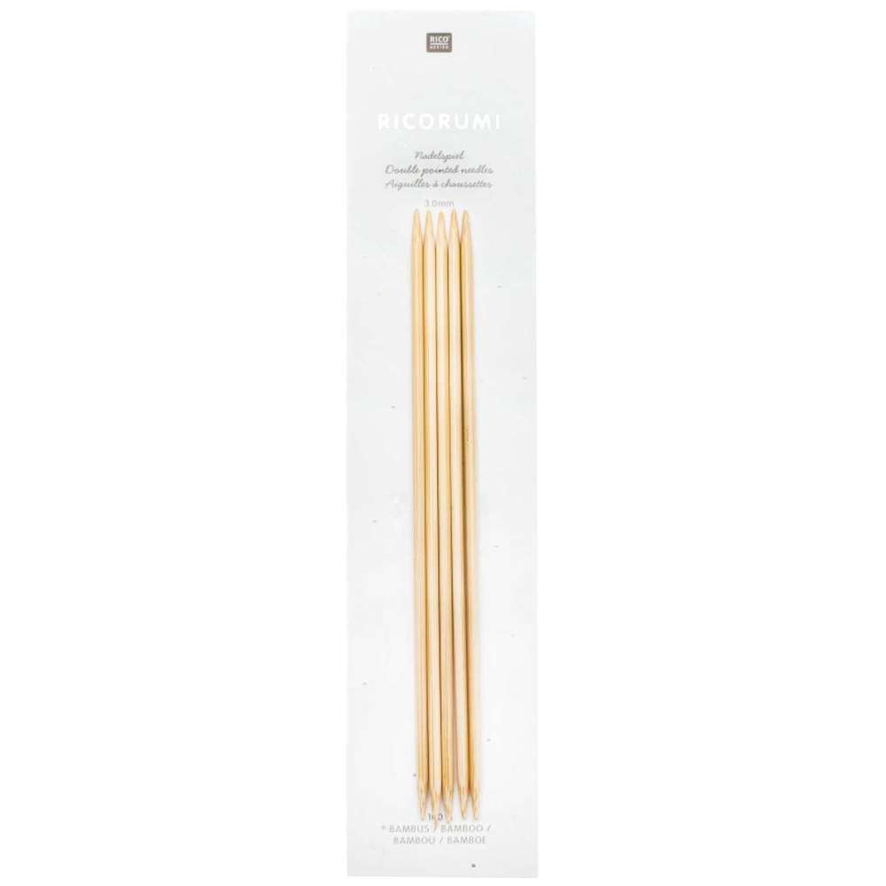 383227.905_ml Rico Design - Aiguilles à Chaussettes en Bambou Ricorumi – Image 1