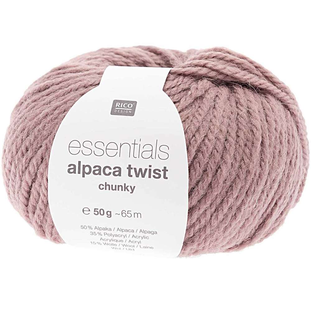 383243.011_2_ml Rico design - Essentials Alpaca twist chuncky coloris Mauve 011 – Image 1