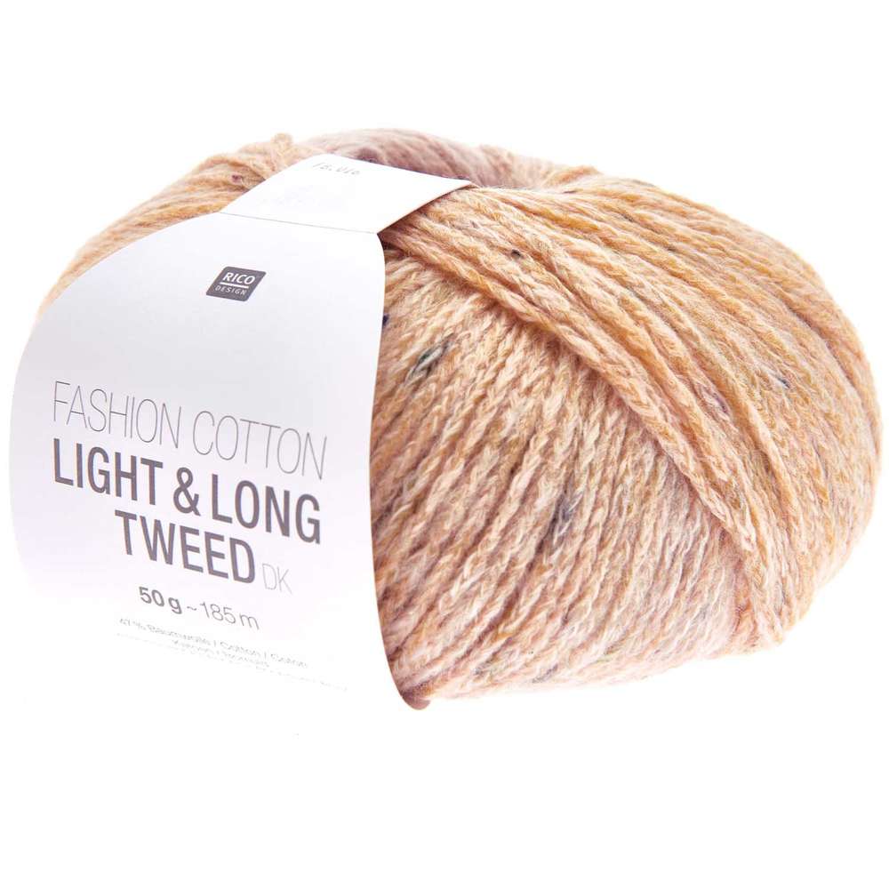 383281.016_2_ml Rico Design - Fashion Cotton Light & Long tweed dk coloris Pêche 016 – Image 1