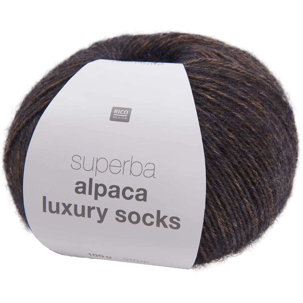 383305.011_2_ml Rico Design - Superba Alpaca Luxury Socks Bleu marine 011 – Image 1