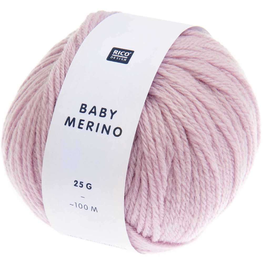 383314.009_2_ml Rico Design - Pelote de laine Baby Merino couleur Lilas clair 009 – Image 1