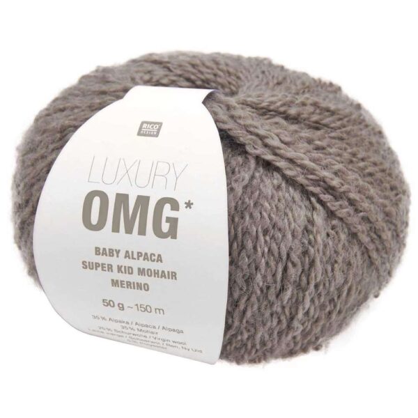 RICO DESIGN - Laine Luxury OMG coloris Taupe 010