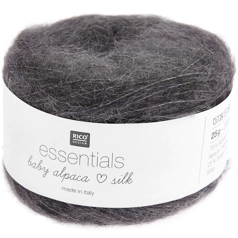 383341.003_2_ml Rico Design - Essentials Baby alpaca loves silk coloris Gris 003 – Image 1