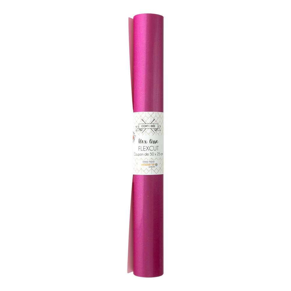 408_E367_99_99_ml COM - Feuille flex atomic effet vintage cerise 50x25 cm – Image 1
