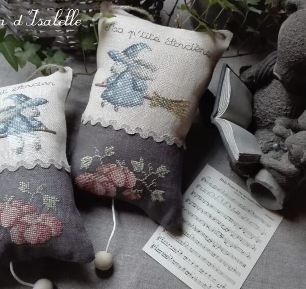 Le lin d'Isabelle - Lapin Halloween, fille et garçon