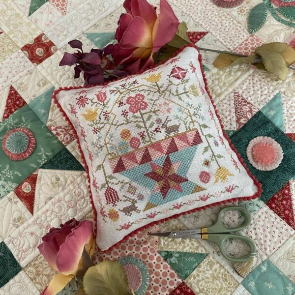 Pansy Patch Quilts and Stitchery - Betsy's Holiday baskets series , Betsy's Easter basket 3/4