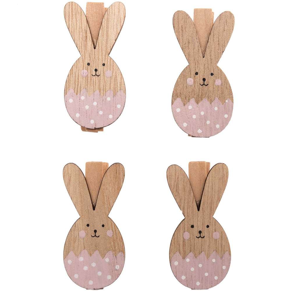 7040.25.50_1_ml RICO DESIGN - Pince déco lapin coloris Rose – Image 1