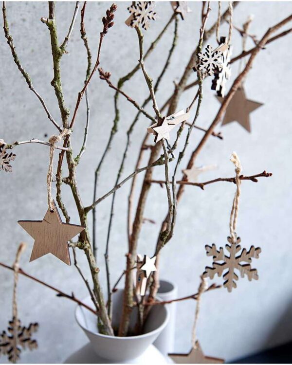 RICO DESIGN - Pendentif déco étoile nature
