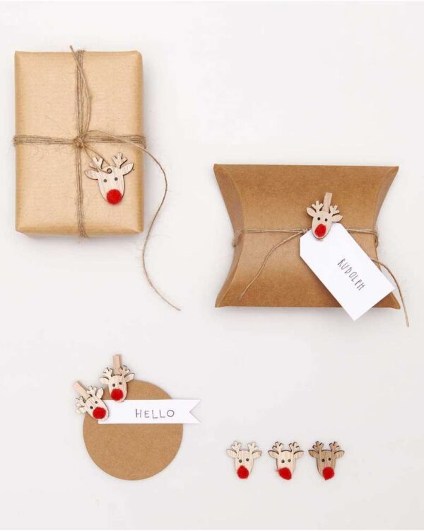 RICO DESIGN - Pendentif renne, nature