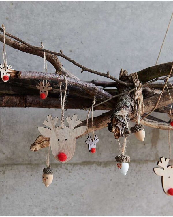RICO DESIGN - Pendentif renne, nature, grand