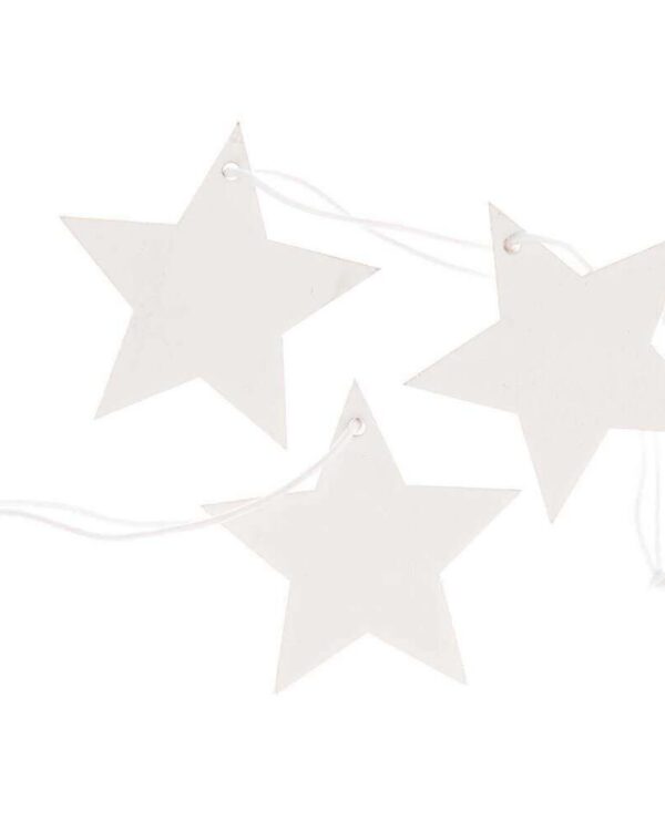 RICO DESIGN - Pendentif déco étoile , coloris blanc