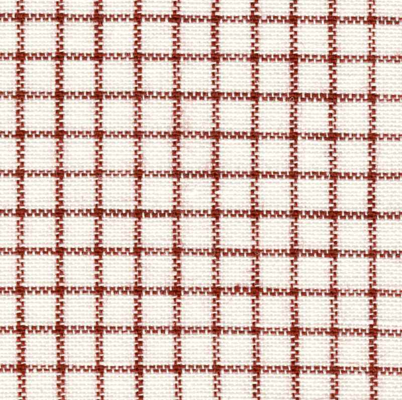 7657_1919_ml Zweigart - Etamine à broder 11 Fils Marne 1919 Rouge – Image 1