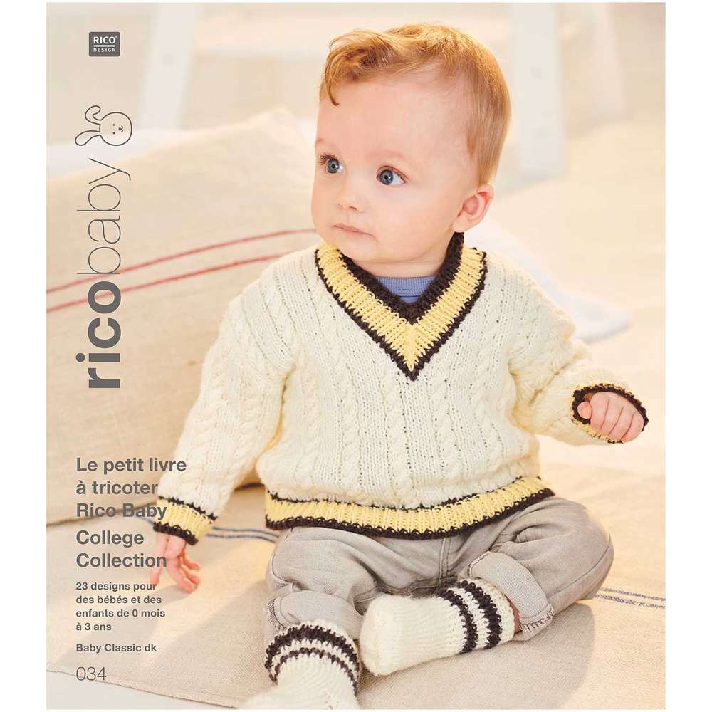900034.02.00_1_ml Rico Design - Le Petit Livre à tricoter Rico Baby N°34 – Image 1