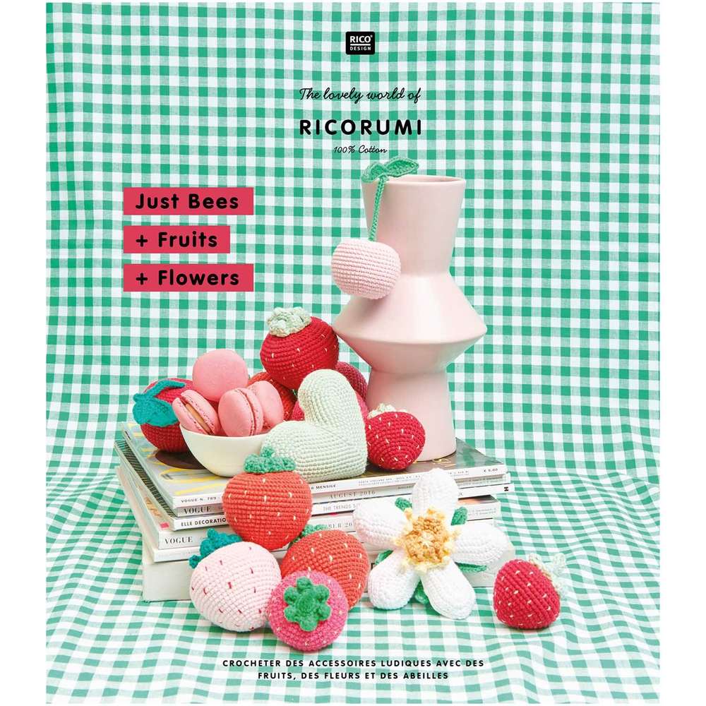 901007.02.00_1_ml Rico Design - Livre Ricorumi Just Bees + Fruits + Flowers – Image 1