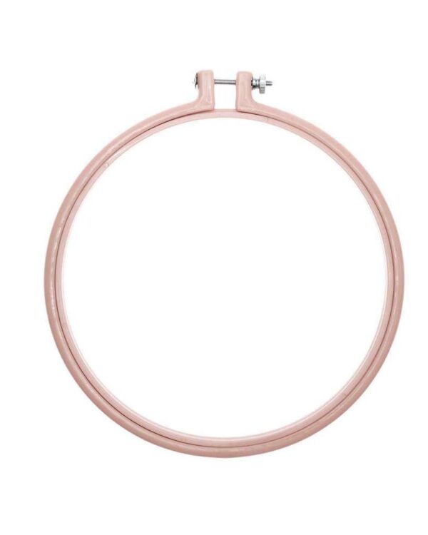 Rico Design - Tambour à broder coloris Poudre 17,8 cm