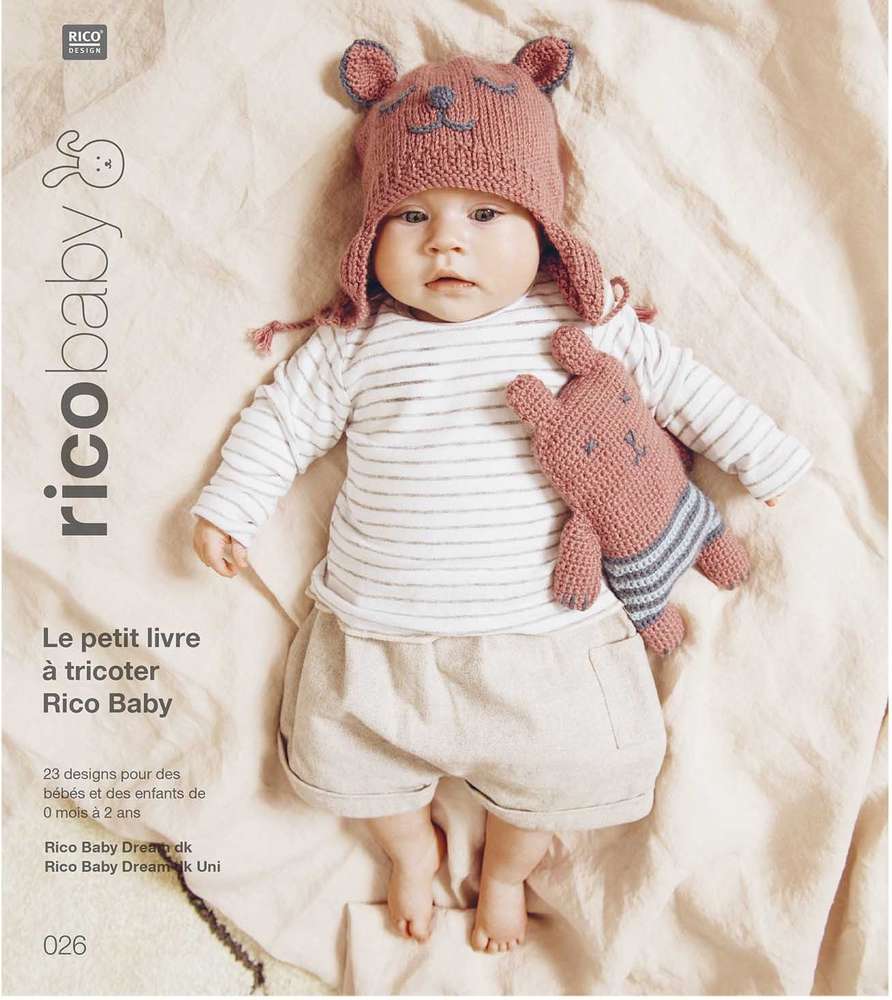 96726.02.00_1_ml Rico Design - Le Petit Livre à tricoter Rico Baby n°26 – Image 1