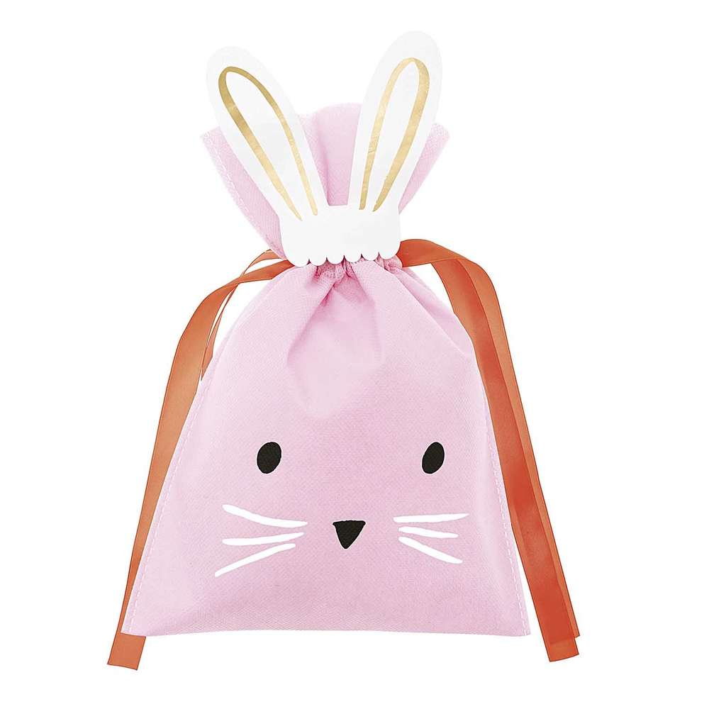 99001.74.12_1_ml Rico Design - Sac Cadeau lièvre petit ROSE – Image 1