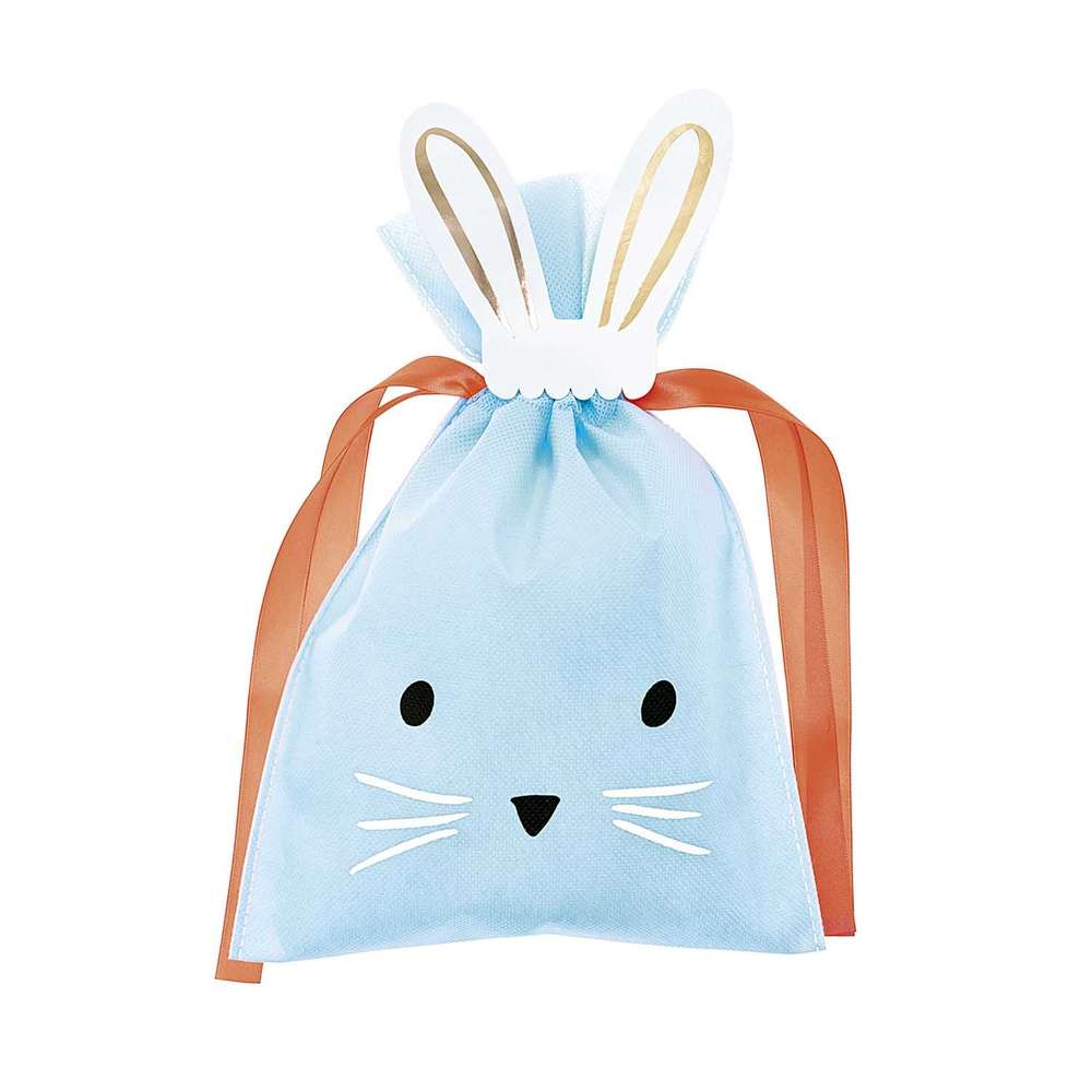 99001.74.14_1_ml Rico Design - Sac Cadeau lièvre petit BLEU – Image 1