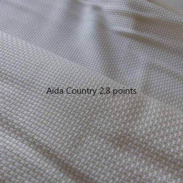 Zweigart -  Aïda Country 2.8 pts Zweigart col 11 coupon de 20x140cm