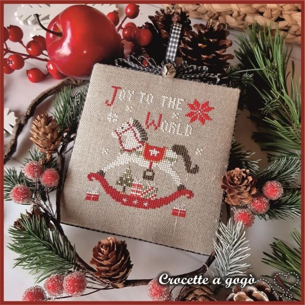 Crocette a gogo - Christmas vintage series, Cavallo a dondolo 1/12