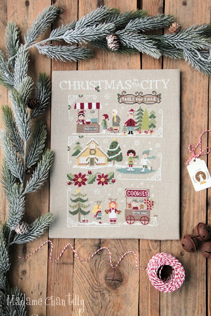 Christmas-in-the-City-Madame-Chantilly-Cross-Stitch-charts8_ml Madame Chantilly - Christmas in the City – Image 1