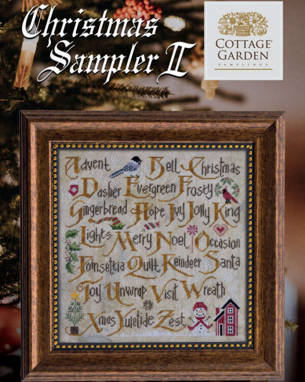 Cottage Garden Samplings - Christmas sampler II