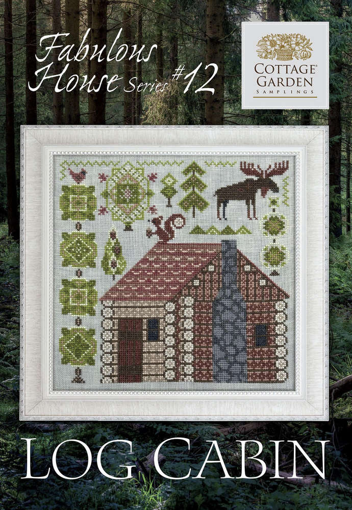 Cottage Garden Samplings - Log cabin (Fabulous house 12/12) – Image 1