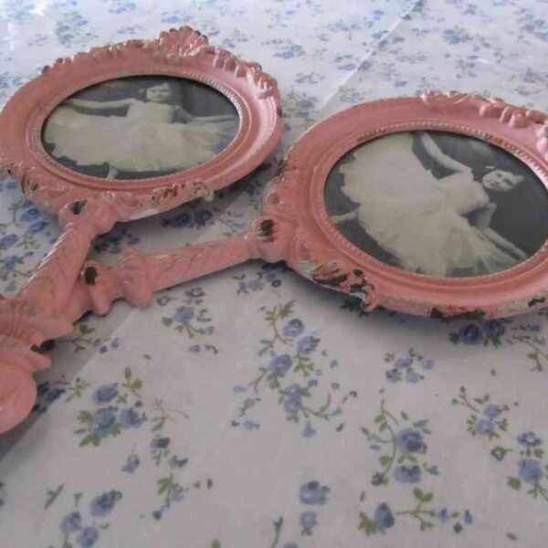 RJB - Porte photo esprit Boudoir coloris Rose