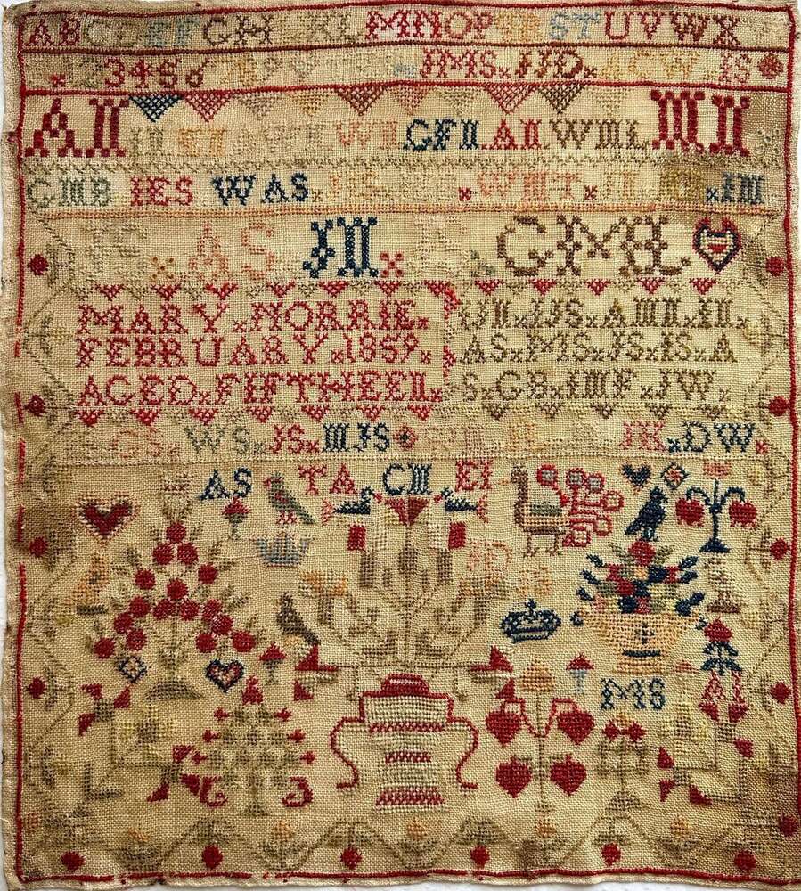 Lucy-Beam-love-in-stitches-Marry_Norrie-1859_ml Lucy Beam love in stitches - Marry Norrie 1859 – Image 1