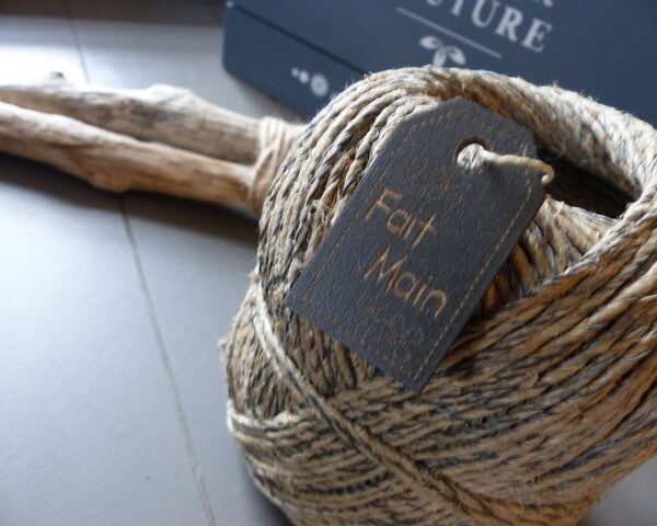 The Bee Company - Etiquette FAIT MAIN Gris