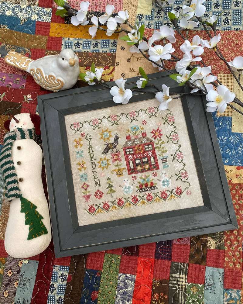 Pansy Patch Quilts and Stitchery - Winter Garden at cranberry manor – Image 1
