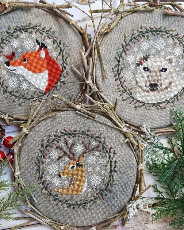 Winter animals trio 2024 - Puntini Puntini